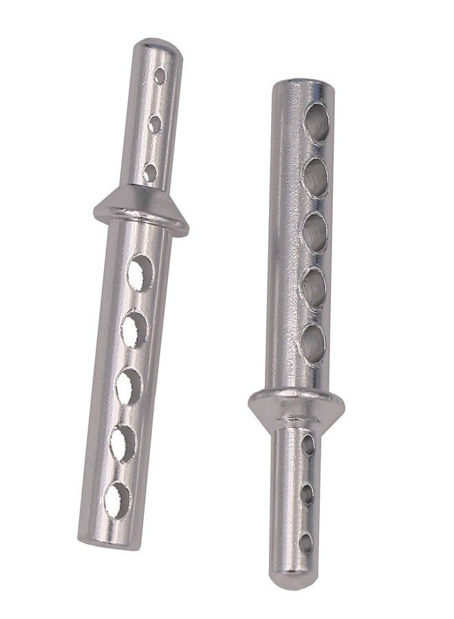 Treehobby 4PCS Aluminum Body Post Upgrade Parts mounts of 08047 for RC 1/10 Redcat Volcano EPX/Pro S30 Replacement (Silver) - Image 2